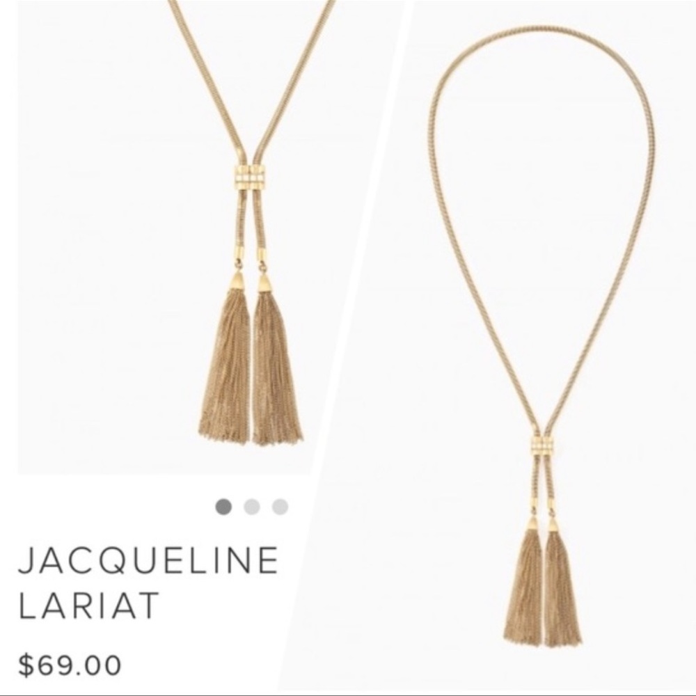Stella & Dot. Jacqueline gold necklace